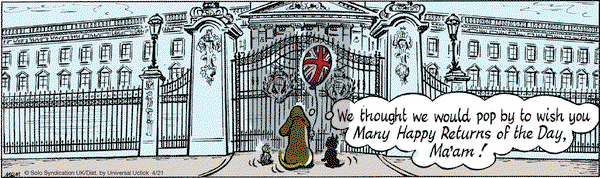 Fred Basset on Thursday April 21, 2016 Comic Strip