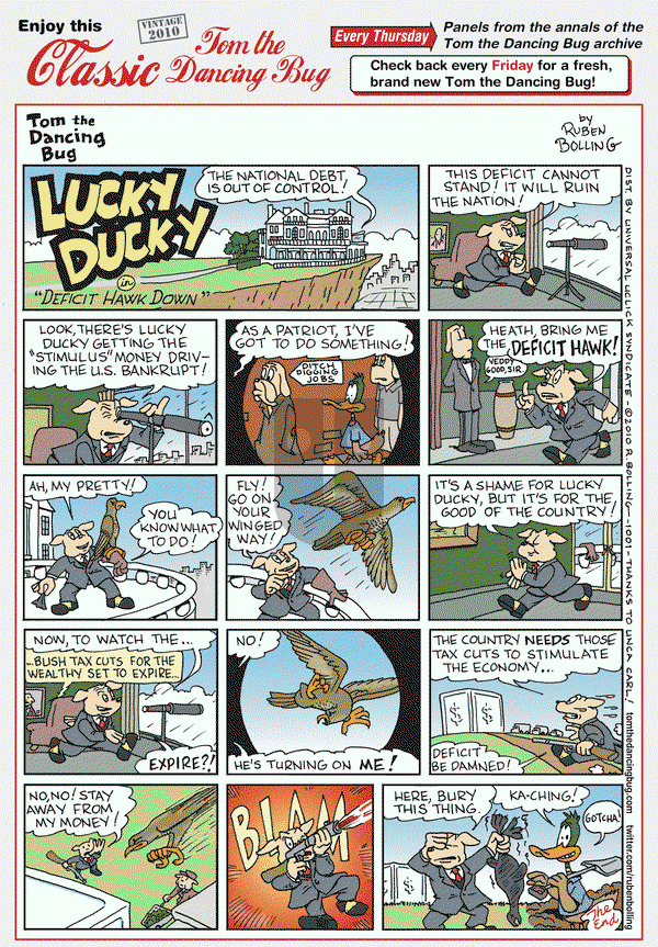 Tom the Dancing Bug on Thursday November 19, 2020 Comic Strip
