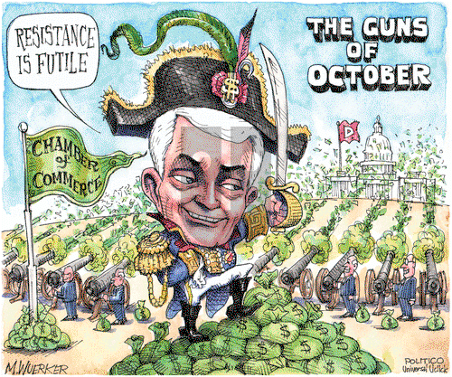 Matt Wuerker - Thursday October 18, 2012 Comic Strip
