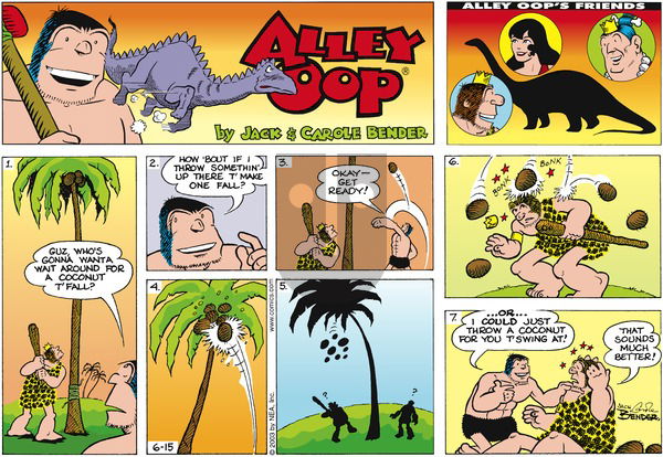 Alley Oop on Sunday June 15, 2003 Comic Strip