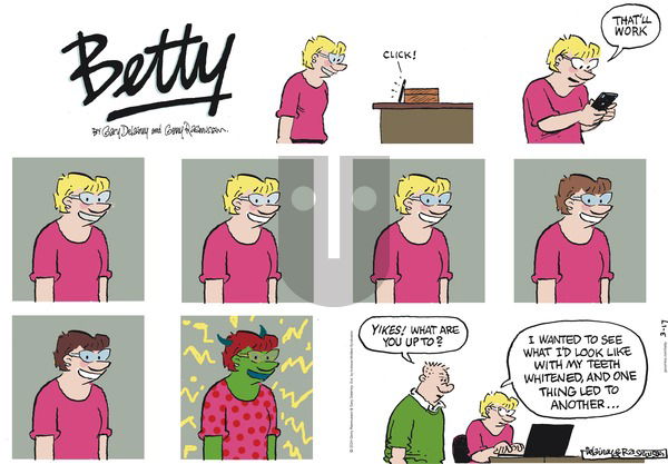 Betty - Sunday March 17, 2024 Comic Strip