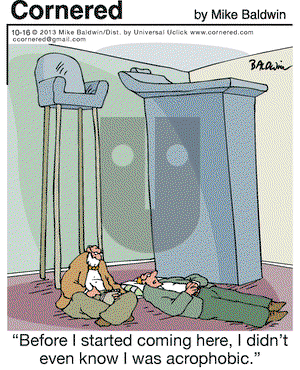 Cornered on Wednesday October 16, 2013 Comic Strip