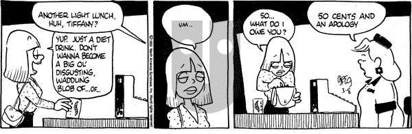 Luann on Monday March 8, 1993 Comic Strip