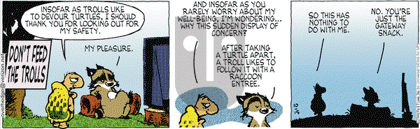Over the Hedge on Wednesday October 15, 2014 Comic Strip