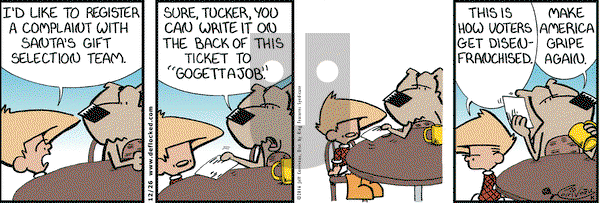 DeFlocked on Monday December 26, 2016 Comic Strip