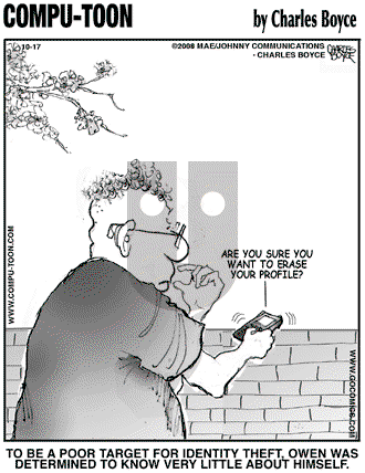 Compu-toon on Friday October 17, 2008 Comic Strip