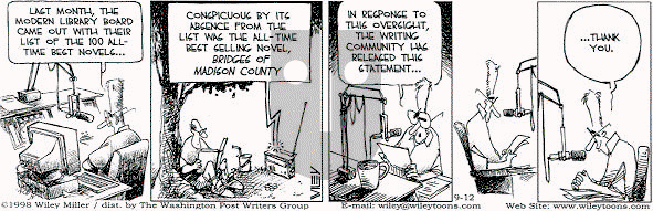 Non Sequitur on Thursday April 12, 2001 Comic Strip