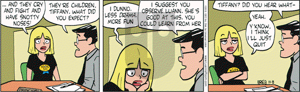 Luann on Friday November 8, 2013 Comic Strip