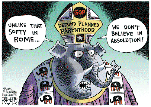 Rob Rogers on Thursday September 3, 2015 Comic Strip