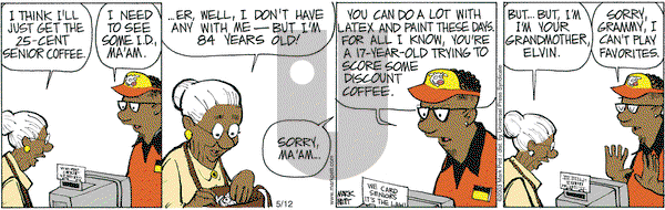 Lucky Cow on Monday May 12, 2003 Comic Strip