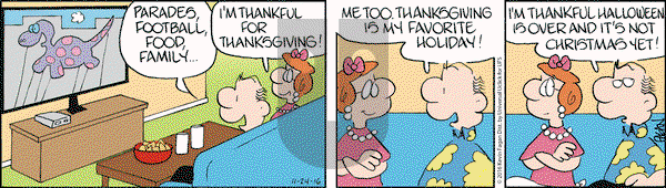 Drabble on Thursday November 24, 2016 Comic Strip