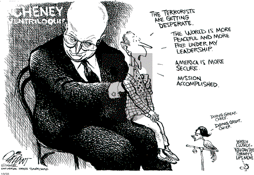 Pat Oliphant on Thursday October 30, 2003 Comic Strip