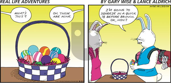 Real Life Adventures on Wednesday April 23, 2025 Comic Strip