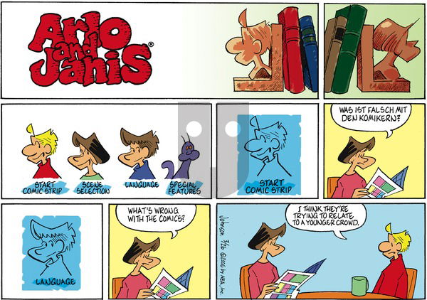 Arlo and Janis on Sunday March 26, 2006 Comic Strip