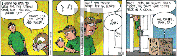 Get Fuzzy on Saturday December 6, 2008 Comic Strip