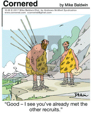 Cornered on Thursday December 28, 2017 Comic Strip