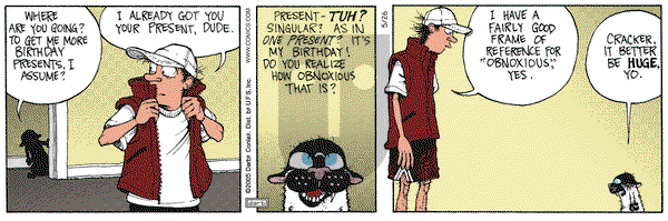 Get Fuzzy on Thursday May 26, 2005 Comic Strip