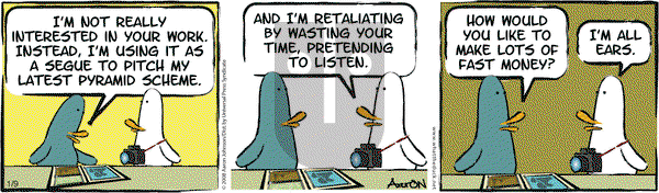 W.T. Duck on Saturday January 10, 2009 Comic Strip