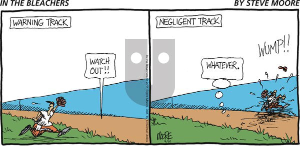 In the Bleachers on Sunday July 10, 2011 Comic Strip