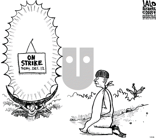 Lalo Alcaraz on Tuesday December 9, 2003 Comic Strip
