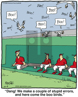 In the Bleachers on Monday October 9, 2006 Comic Strip