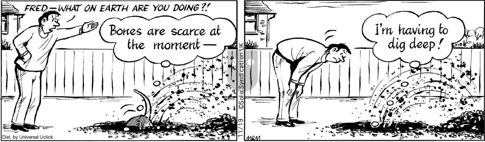 Fred Basset on Wednesday November 19, 2014 Comic Strip