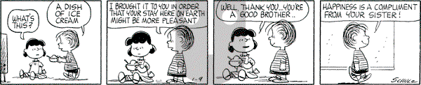 Peanuts - Thursday January 9, 1964 Comic Strip