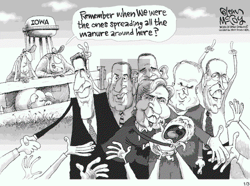 Glenn McCoy on Thursday January 3, 2008 Comic Strip