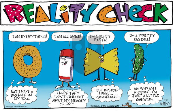Reality Check - Sunday November 27, 2022 Comic Strip