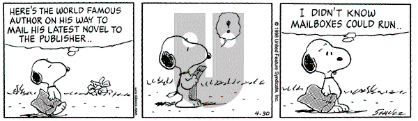 Peanuts on Sunday June 14, 1998 Comic Strip