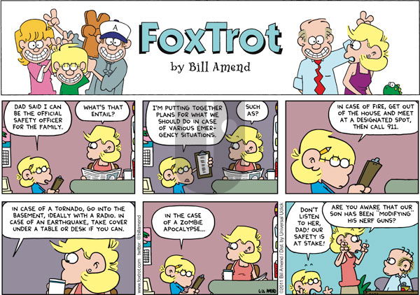 FoxTrot - Sunday June 26, 2011 Comic Strip