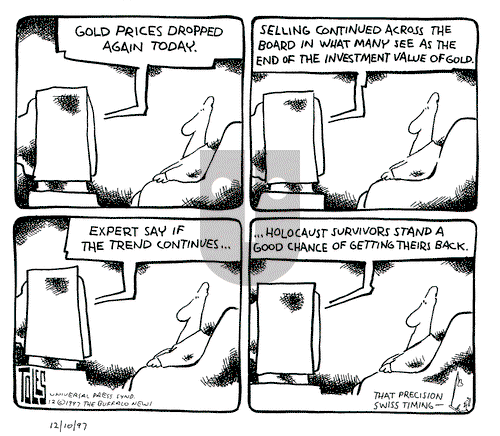 Tom Toles on Wednesday December 10, 1997 Comic Strip