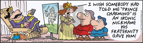 Frank and Ernest on Wednesday February 3, 2016 Comic Strip