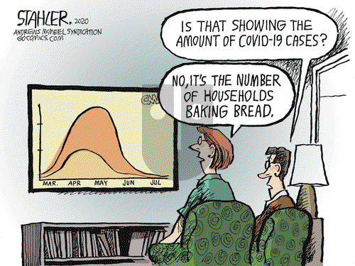 Jeff Stahler on Wednesday April 1, 2020 Comic Strip