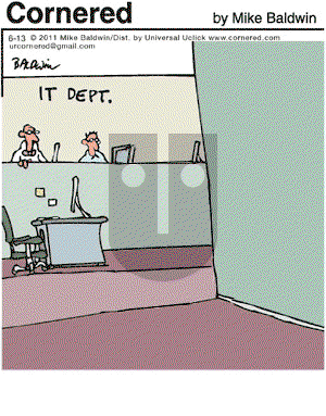 Cornered - Monday June 13, 2011 Comic Strip