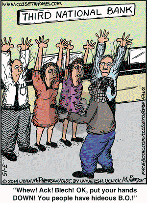 Close to Home on Saturday March 15, 2014 Comic Strip