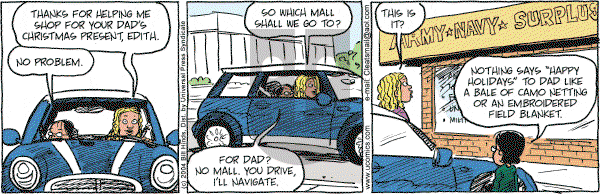 Cleats - Wednesday December 1, 2004 Comic Strip