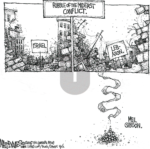 Matt Davies on Wednesday August 2, 2006 Comic Strip