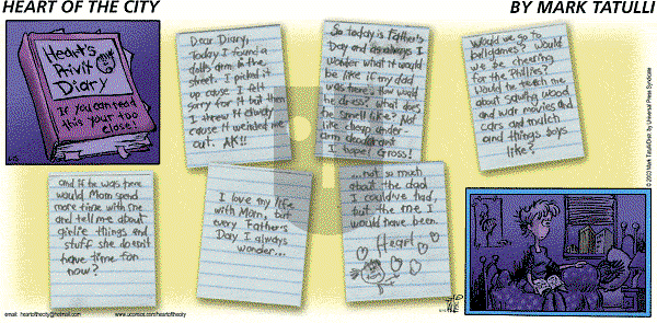 Heart of the City on Sunday June 15, 2003 Comic Strip