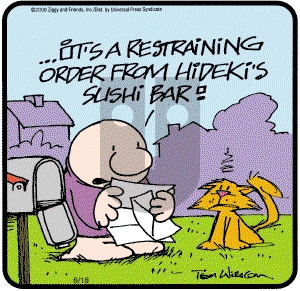 Ziggy on Monday August 18, 2008 Comic Strip