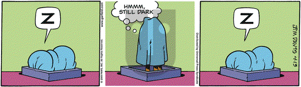 Garfield - Monday April 13, 2009 Comic Strip