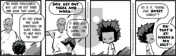 The Boondocks on Thursday January 9, 2014 Comic Strip