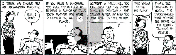 Calvin and Hobbes - Thursday June 10, 1993 Comic Strip