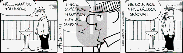 The Born Loser on Monday December 1, 2008 Comic Strip