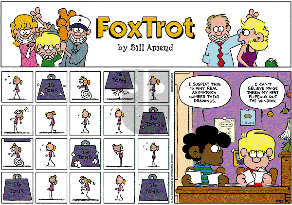 FoxTrot - Sunday December 7, 2003 Comic Strip