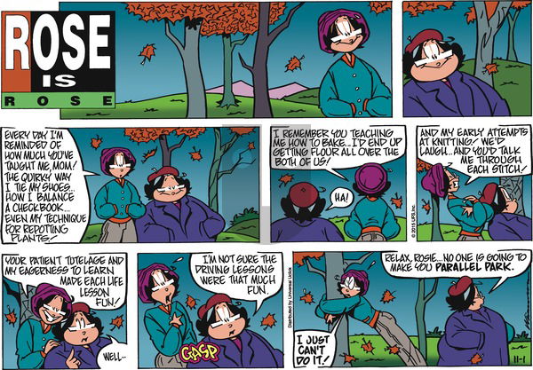 Rose is Rose on Sunday November 1, 2015 Comic Strip