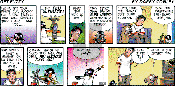 Get Fuzzy - Sunday January 1, 2012 Comic Strip