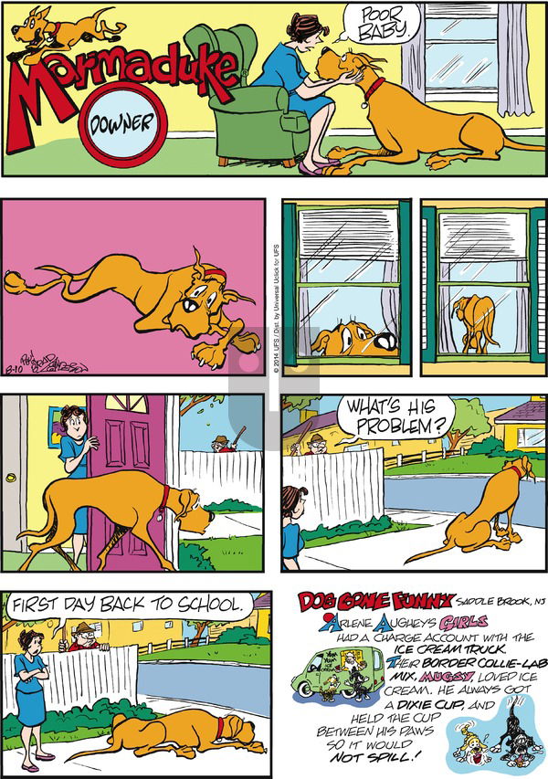 Marmaduke on Sunday August 10, 2014 Comic Strip