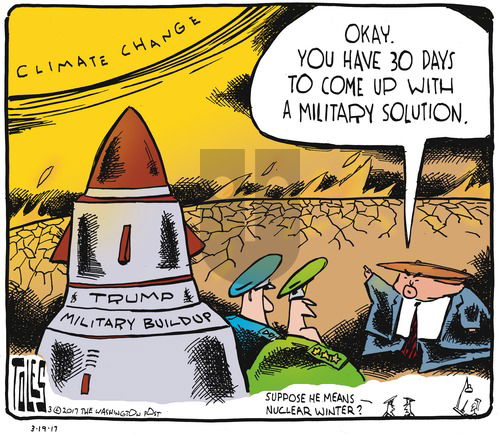 Tom Toles on Sunday March 19, 2017 Comic Strip