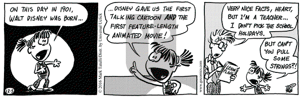 Heart of the City on Monday December 5, 2016 Comic Strip